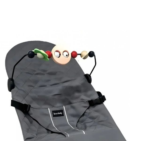 Дитячий шезлонг Spoko Baby крісло гойдалка сірий (SP-108) (42401233) 42401233 фото