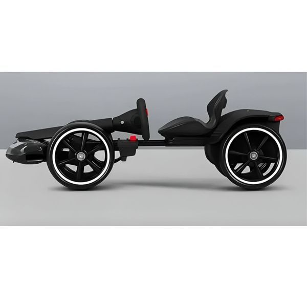 Детский электрокарт с пультом управления Spoko SP-V17 6V4,5 черный (42412110) 42412110 фото