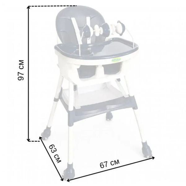 Стульчик для кормления ребенка SPOKO SP-08 синий (42400351) 42400351 фото