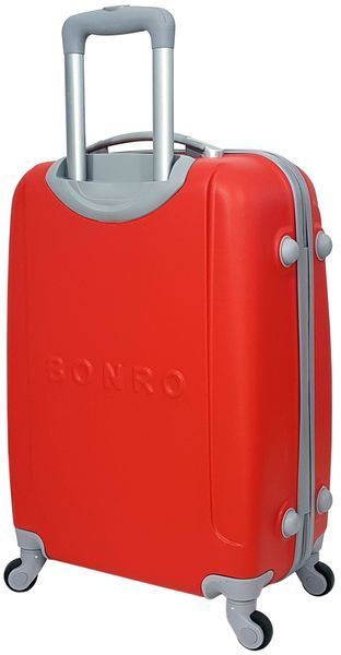 Жіночий набір валіз Bonro Smile 3 штуки червоний (10050304) 10050304 фото