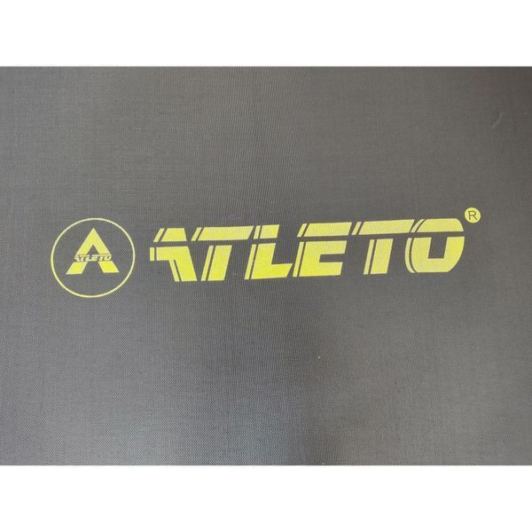 Батут з сіткою та драбинкою 252 см Atleto Black (42400582) 42400582 фото
