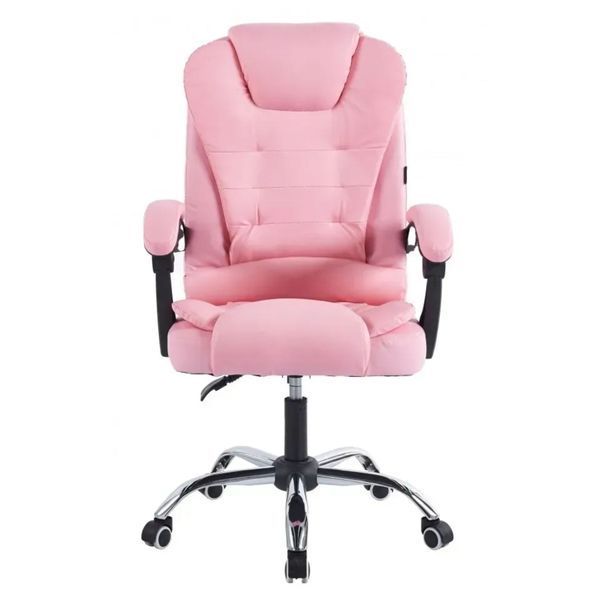 Кресло офисное на колесах Bonro BN-6070 розовое (42400441) 42400441 фото