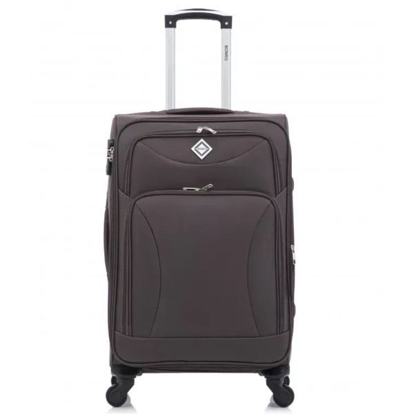 Чемодан Bonro Tourist 4 колеса (средний) коричневый (10132303) 10132303 фото
