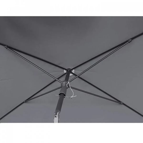Зонтик садовый регулируемый Bonro B-018 с наклоном 2 м 4 спицы серая (42401174) 42401174 фото