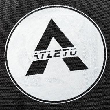  Батут дитячий з сіткою та драбинкою 374 см Atleto + подарунок м'ячик