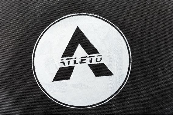 Батут детский с сеткой и стремянкой 435 см Atleto + подарок мячик 