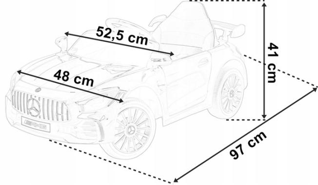Детский електромобиль Mercedes BBH-011 красный (колеса EVA) (лицензионный) 