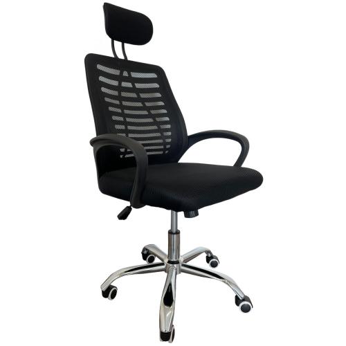 КРЕСЛО ОФИСНОЕ BONRO B-6200 ЧЕРНОЕ