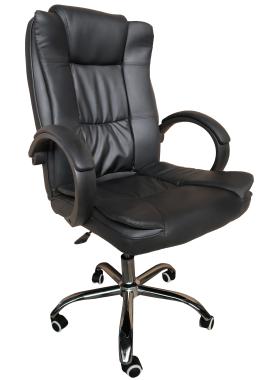  Крісло офісне на колесах Bonro B-607 чорне