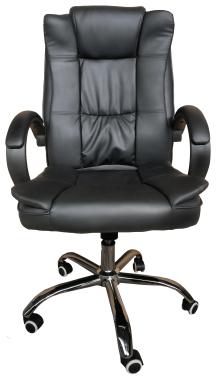  Крісло офісне на колесах Bonro B-607 чорне