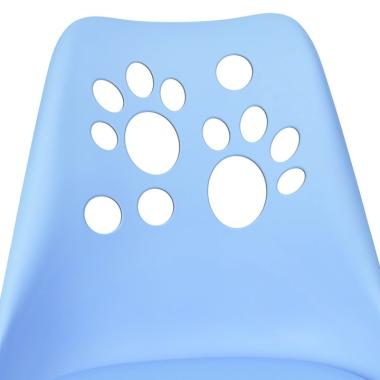  Крісло офісне, комп'ютерне Bonro B-881 голубе