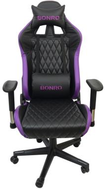  Крісло геймерське Bonro 1018 фіолетове