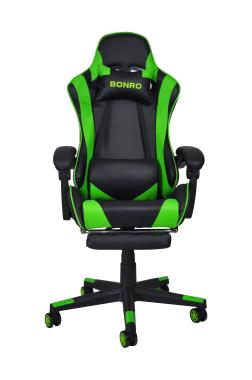  Крісло геймерське Bonro B-2013-1 зелене