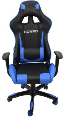 Кресло геймерское Bonro 2018 синее 