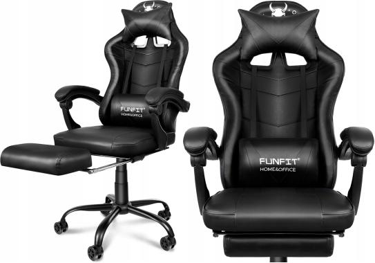 Кресло геймерское FunFit Game On RX4 черное 