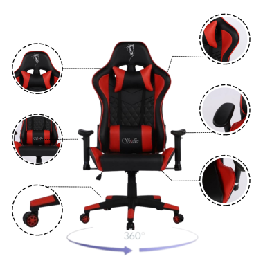  Крісло геймерське Sidlo Profi Red