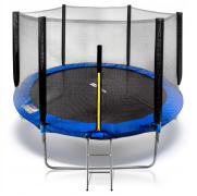 Батут ELITON 252 см с сеткой синий