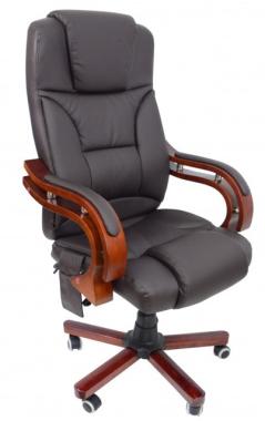 Кресло Bonro Premier M-8005 коричневое 