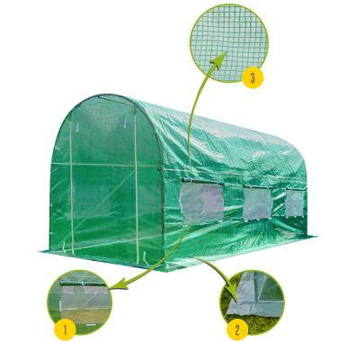 Теплица парник 10 м2 Funfit 400х250х200 
