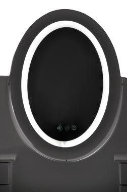 Туалетный столик с подсветкой Bonro- В-066L (красная табуретка) 