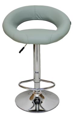  Барний стілець зі спинкою Bonro B-650 сірий
