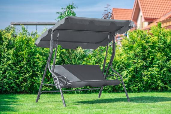 Качеля FunFit Relax 3-х местная серая 