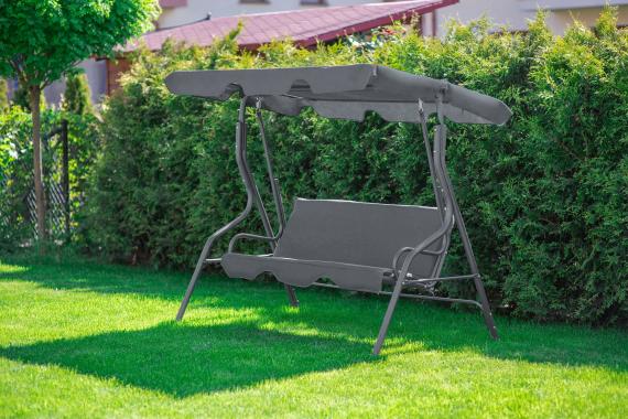 Качеля FunFit Relax 3-х местная серая 