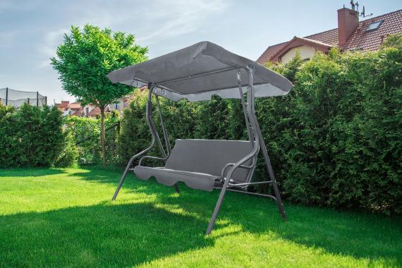 Качеля FunFit Relax 3-х местная серая 