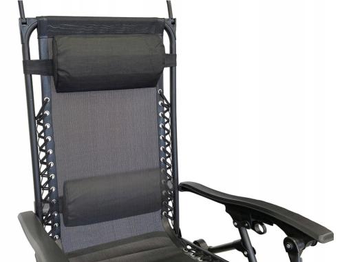 Шезлонги комплект 2шт Bonro SP-167A черный с козырком 