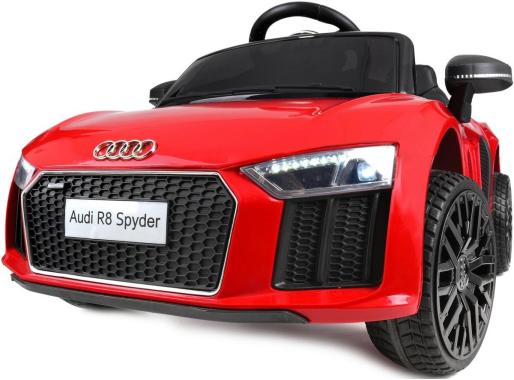  Дитячий електромобіль AUDI HL-1818 червоний (колеса EVA) (ліцензійний)