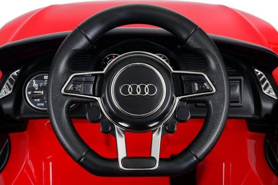 Дитячий електромобіль AUDI HL-1818 червоний (колеса EVA) (ліцензійний)