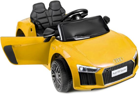  Дитячий електромобіль AUDI HL-1818 жовтий (ліцензійний)