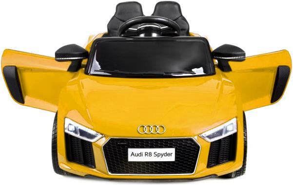  Дитячий електромобіль AUDI HL-1818 жовтий (ліцензійний)