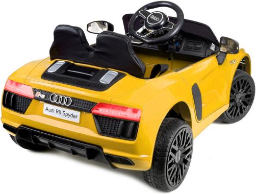  Дитячий електромобіль AUDI HL-1818 жовтий (ліцензійний)