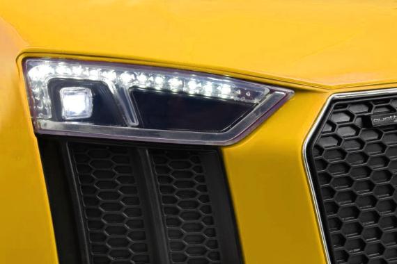  Дитячий електромобіль AUDI HL-1818 жовтий (ліцензійний)