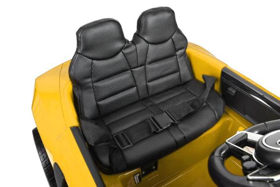  Дитячий електромобіль AUDI HL-1818 жовтий (ліцензійний)
