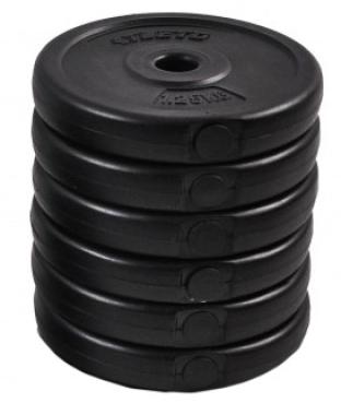 Диск для штанг и гантелей композитный Atleto 6шт x 1,25кг 