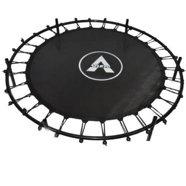 Батут детский комнатный Atleto 140 см с сеткой красный 