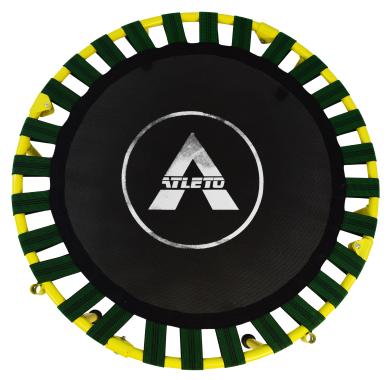 Батут Atleto 91 см с поручнем красный 