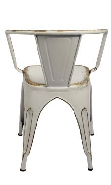  Крісло металеве Bonro B-101V біле