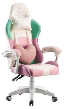 Кресло геймерское Bonro Lady 813 розово-фиолетовое 