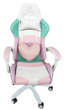 Кресло геймерское Bonro Lady 813 розово-фиолетовое 