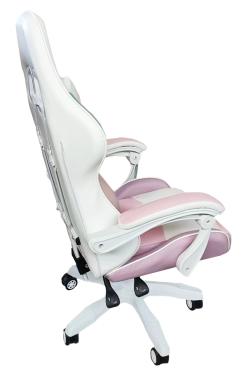 Кресло геймерское Bonro Lady 813 розово-фиолетовое 