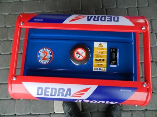  Генератор Dedra 3,2 кВт бензиновий 1-фазний