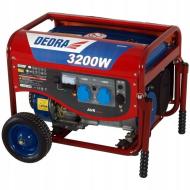 Генератор Dedra 3,2 кВт бензиновый 1-фазный