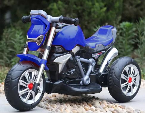  Дитячий електромотоцикл SPOKO M-3196 синій