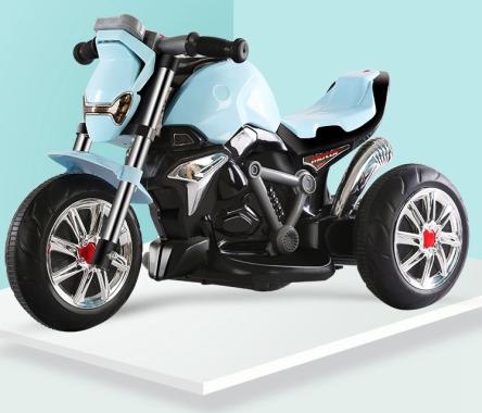  Дитячий електромотоцикл SPOKO M-3196 блакитний