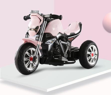 Детский электромотоцикл SPOKO M-3196 розовый 