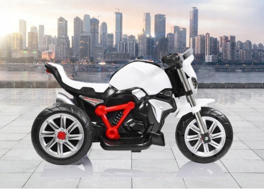  Дитячий електромотоцикл SPOKO M-3196 білий