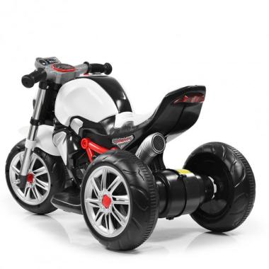  Дитячий електромотоцикл SPOKO M-3196 білий